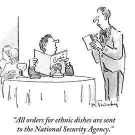 All Orders For Ethnic Dishes Are Sent by Mike Twohy