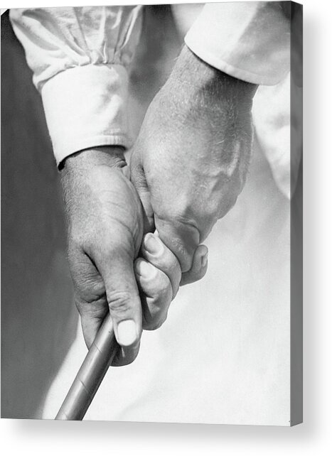 Bobby Jones Holding A Golf Club #1 Acrylic Print