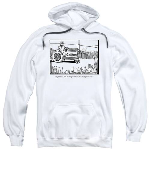 Right Now, I'm Dealing With All This Spring Sweatshirt