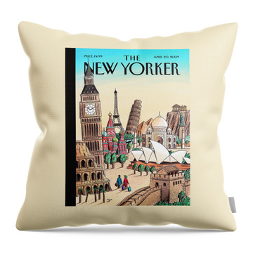 Ultimate Destination Throw Pillow
