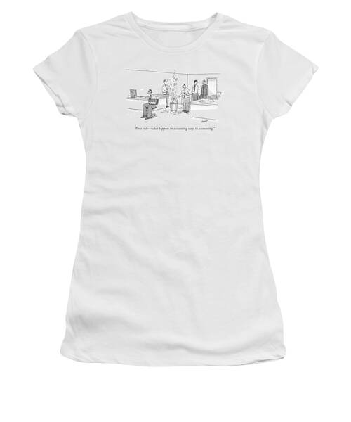 First Rule - What Happens In Accounting Stays Women's T-Shirt