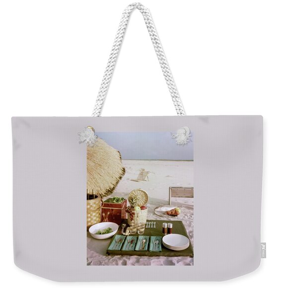 A Beach Picnic Weekender Tote Bag