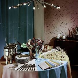 A Buffet Table At A Party by Wiliam Grigsby