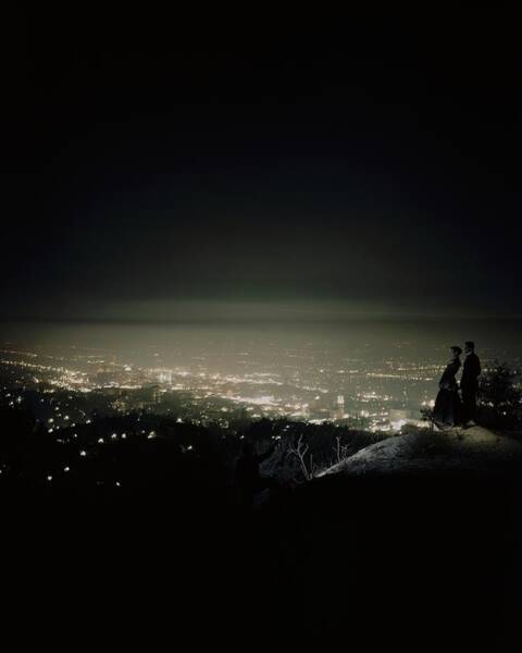 A City At Night Art Print