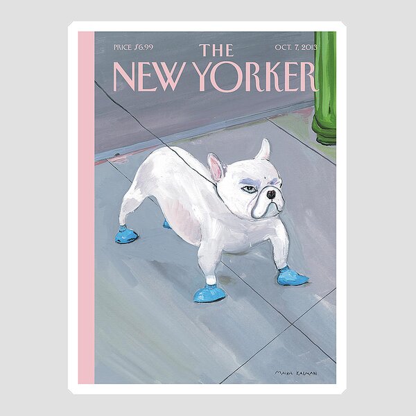 Blue Dog Sticker
