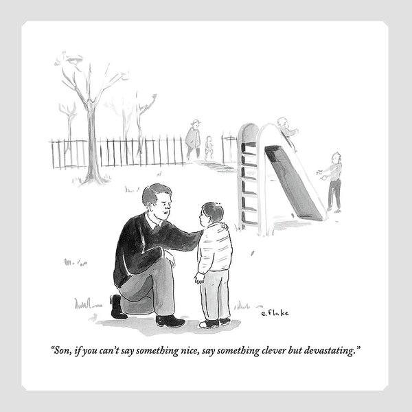 A Father Encourages His Son At The Playground Sticker