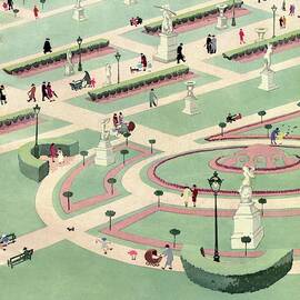 A Formally Designed Park by Marion Wildman