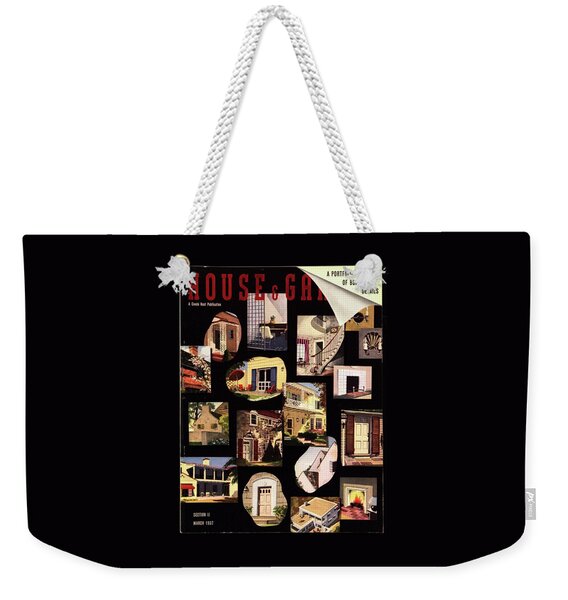 A House And Garden Cover Of House Details Weekender Tote Bag