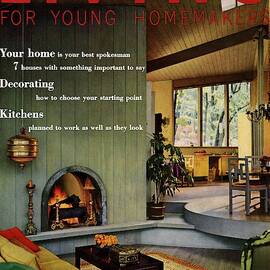 A Living Room With Sherwin-williams Wood-paneling by Bill Margerin