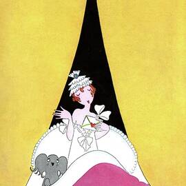 A Magazine Cover For Vanity Fair Of A Woman by A. H. Fish