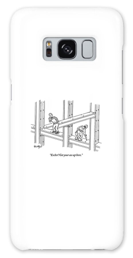 Galaxy Case - Escher Get your ass up here by Robert Leighton