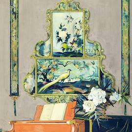 A Painting Of A House Interior by Bradley Walker Tomlin