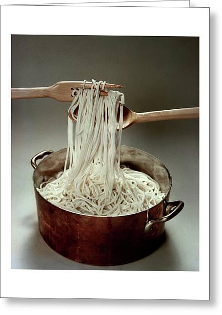 A Pot Of Spaghetti Greeting Card