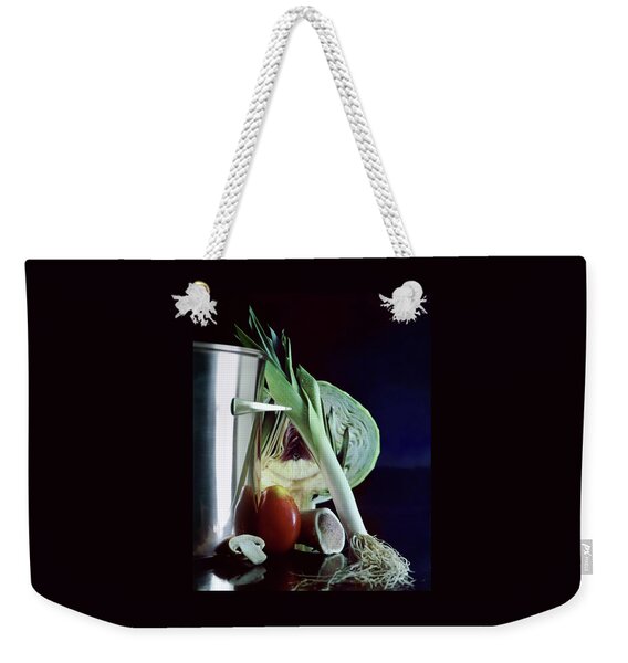 A Pot With Assorted Vegetables Weekender Tote Bag