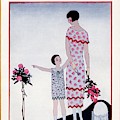 A Vintage Vogue Magazine Cover Of A Child