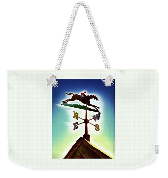 A Weather Vane Weekender Tote Bag