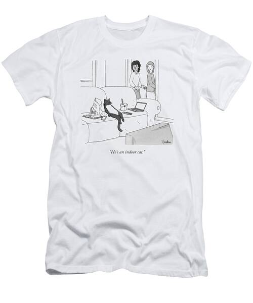 He's An Indoor Cat T-Shirt