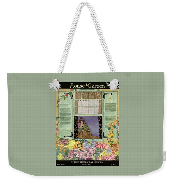 A Woman With A Fan Weekender Tote Bag