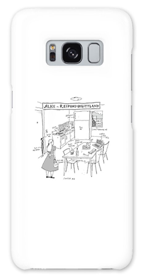 Galaxy Case - Alice In Responsibilityland by Liana Finck