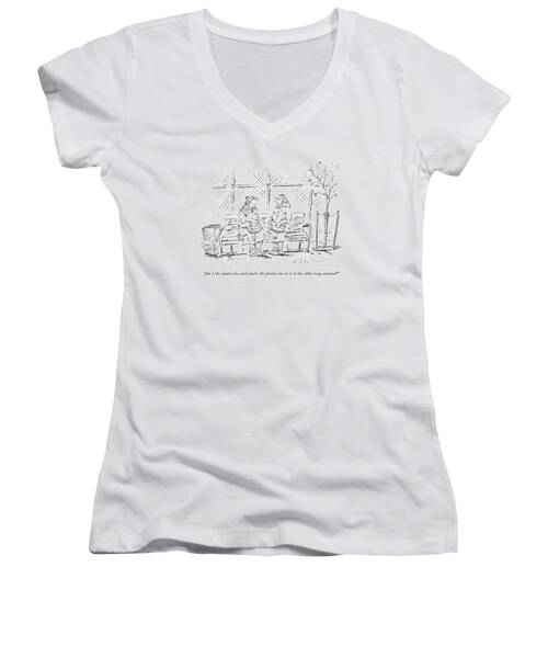 Am I The Smart One And You're The Pretty One Or Women's V-Neck