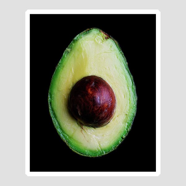 An Avocado Sticker