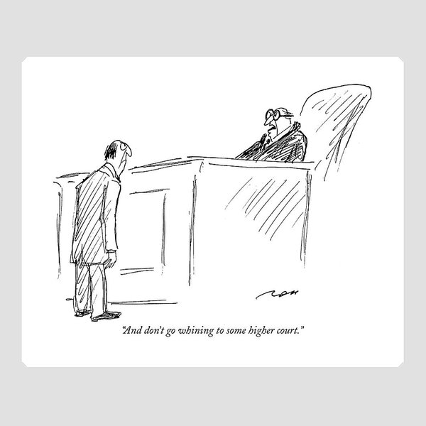 And Don't Go Whining To Some Higher Court Sticker