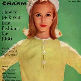 Ann Klem On The Cover Of Glamour by Sante Forlano