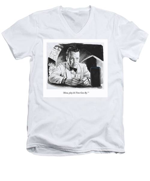 As Time Goes By Men's V-Neck T-Shirt