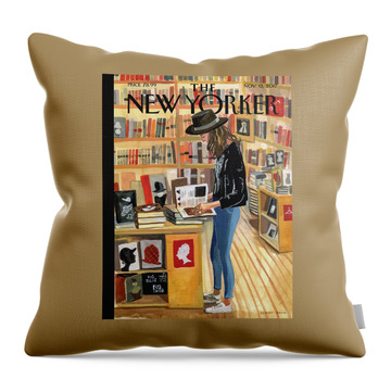 At The Strand Throw Pillow