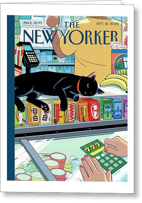 Bodega Cat Greeting Card