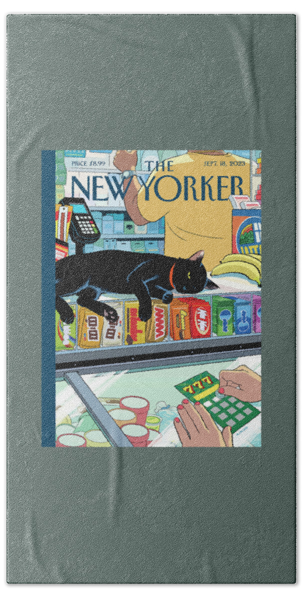 Bodega Cat Bath Towel