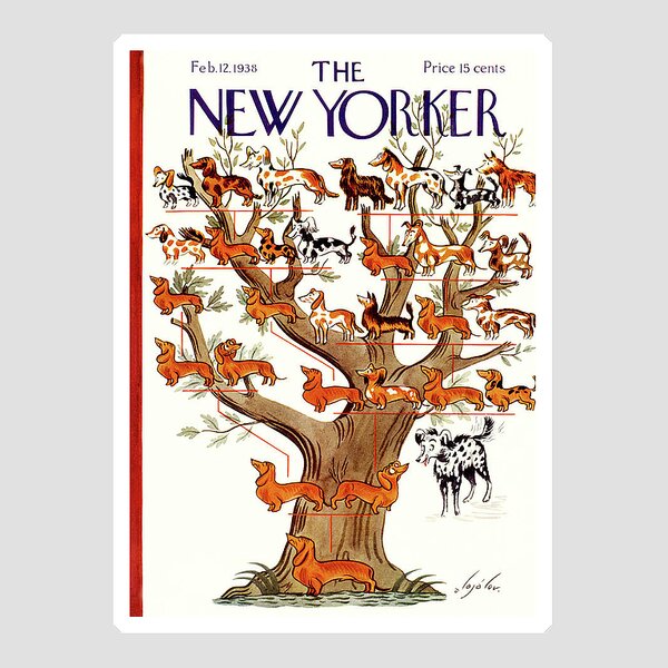 New Yorker February 12, 1938 Sticker