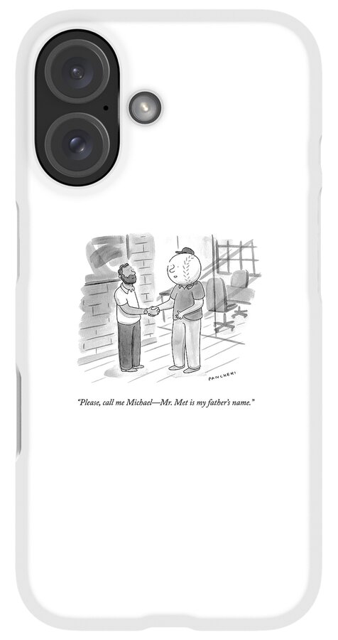 iPhone Case - Call Me Michael by Drew Panckeri