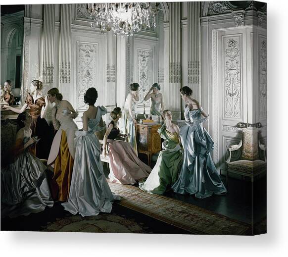 Charles James Gowns Canvas Art Print by Cecil Beaton