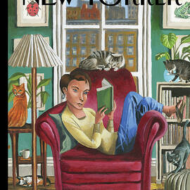 Childless Cat Lady Inexplicably Enjoying Life by Mark Ulriksen