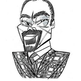 Clyde Walt Frazier by Tom Bachtell