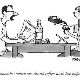 Coffee With the Paper by Pat Byrnes