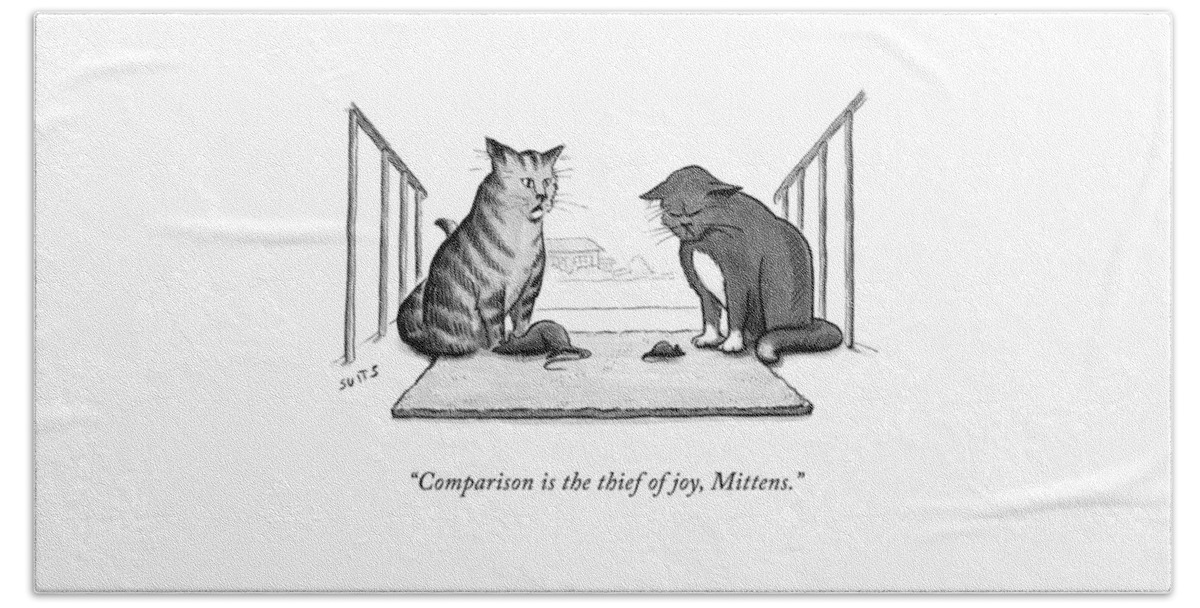Comparison Is The Thief Of Joy Hand Towel