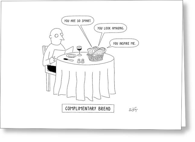 Complimentary Bread Greeting Card