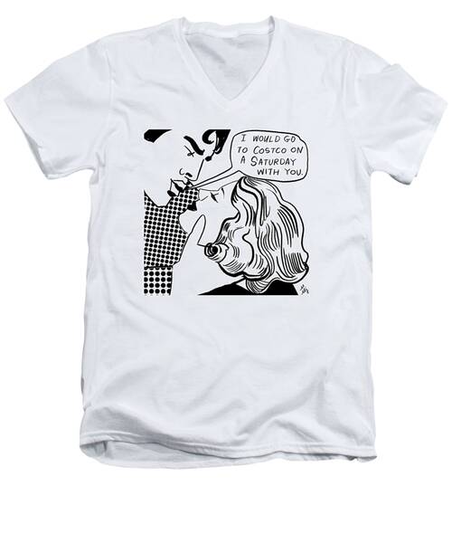 Costco On A Saturday Men's V-Neck T-Shirt