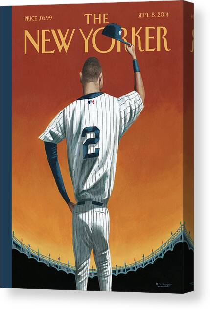 Derek Jeter Bows Out Canvas Print