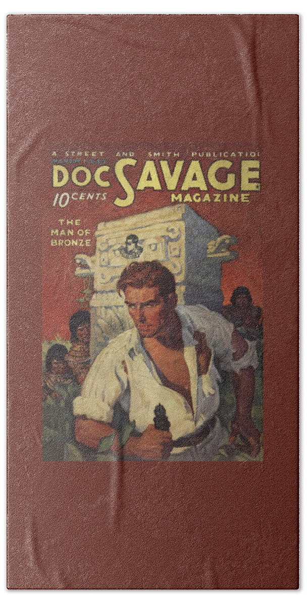 Doc Savage The Man Of Bronze Bath Towel