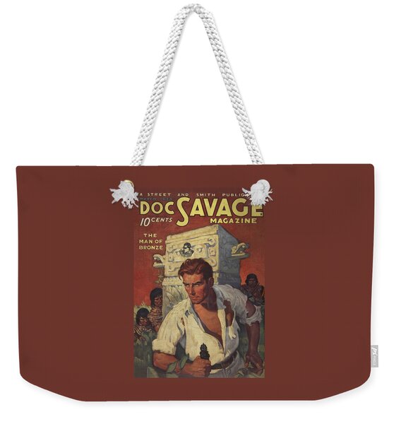 Doc Savage The Man Of Bronze Weekender Tote Bag
