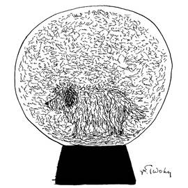 Dog Globe by Mike Twohy