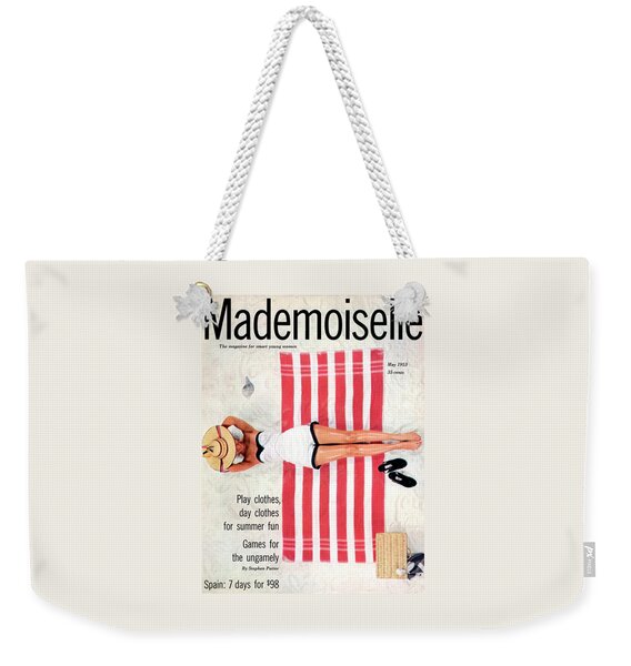 Dolores Hawkins On A Beach Weekender Tote Bag