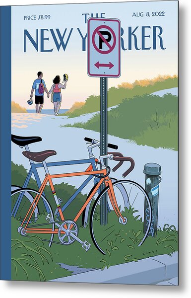 Double Parked Metal Print