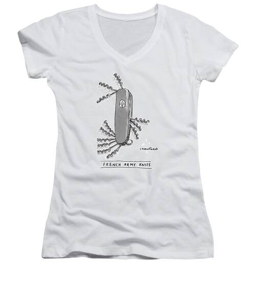 French Army Knife Women's V-Neck
