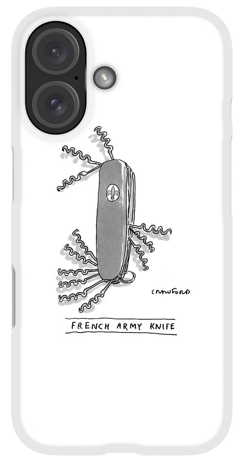 iPhone Case - French Army Knife by Michael Crawford