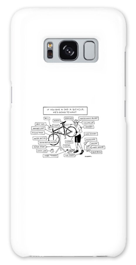 Galaxy Case - Give a Dad a Bicycle by Maggie Larson