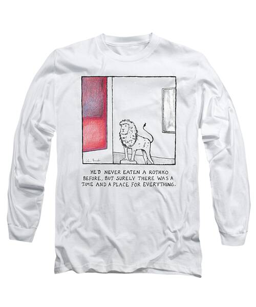 He'd Never Eaten A Rothko Before Long Sleeve T-Shirt